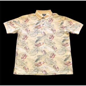 Knights Sportswear Mens 2XLT Polo Golf Rugby Hawaiian Tropical S/S Shirt Aloha